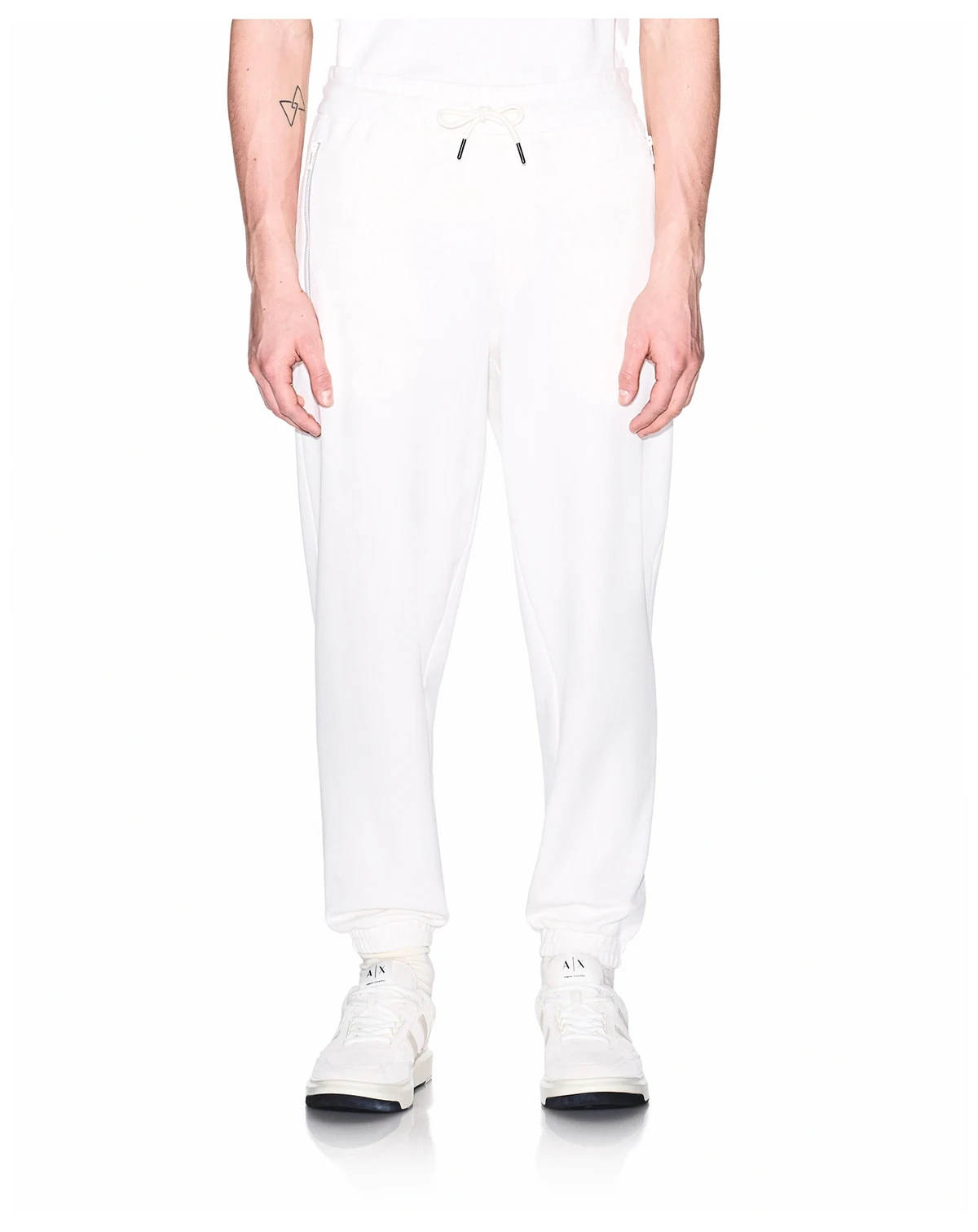 Men's White Edition Fleece Jogger Pants