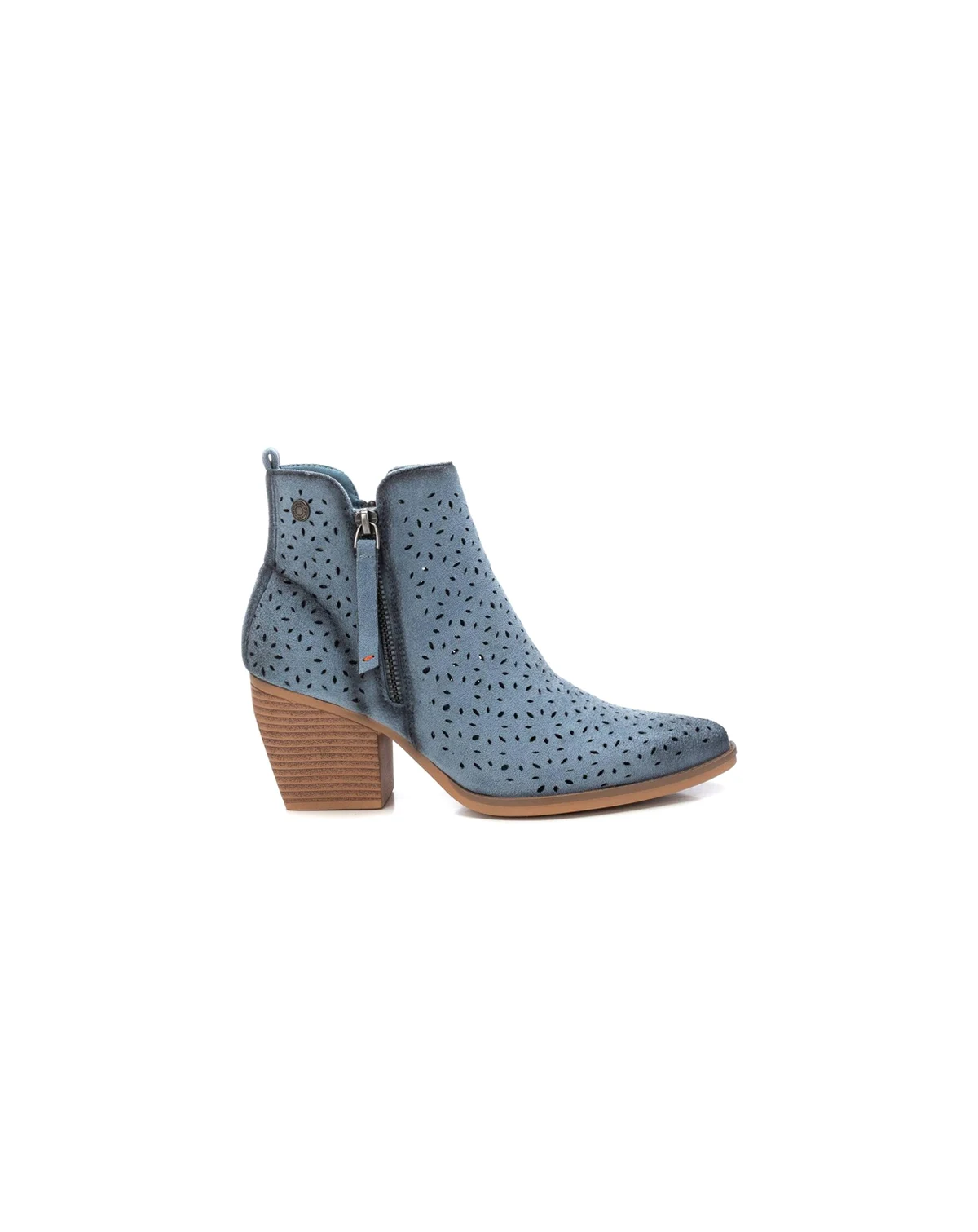 Refresh Women's Fashion Italian Western Booties with Side Zipper By Xti