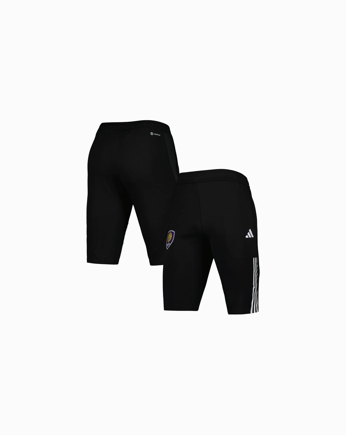 Men's Black Orlando City SC 2023 On-Field Training AEROREADY Half Pants