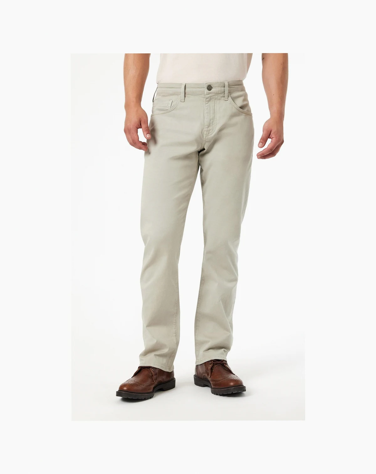 Men's Matt Relaxed Straight Leg In Casual Twill Pant