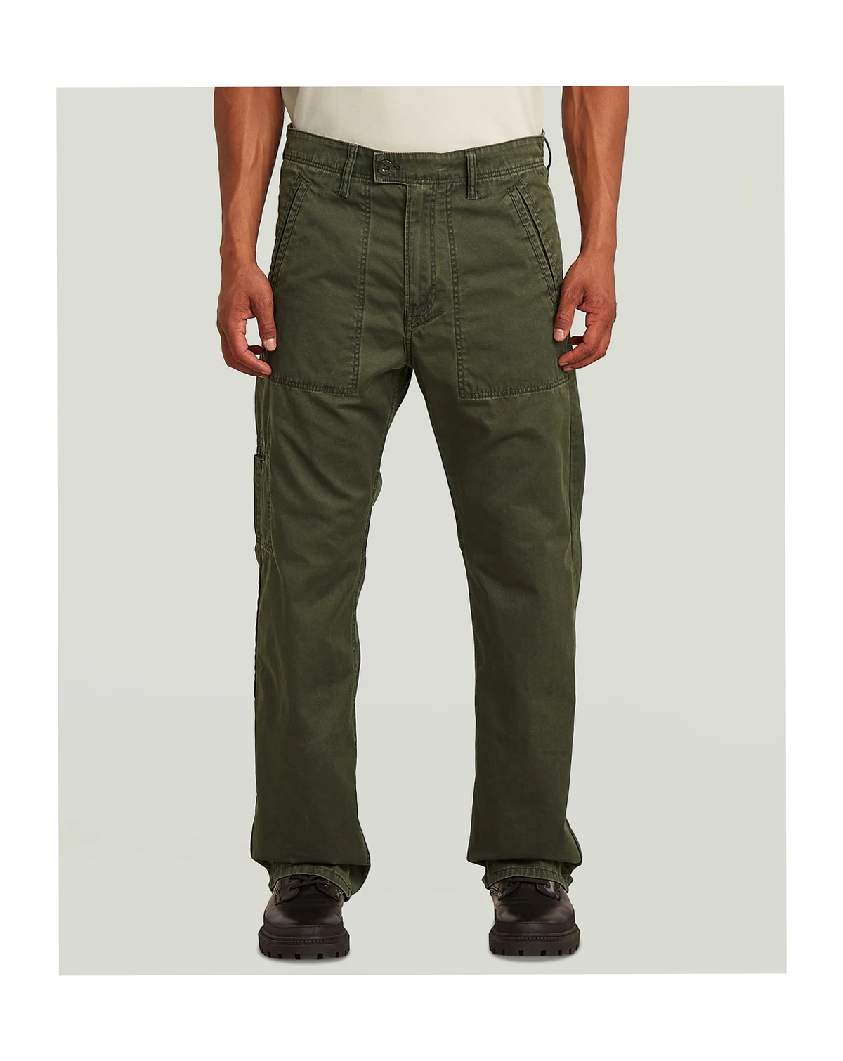 Men's Reversible Relaxed Straight Chino Pants