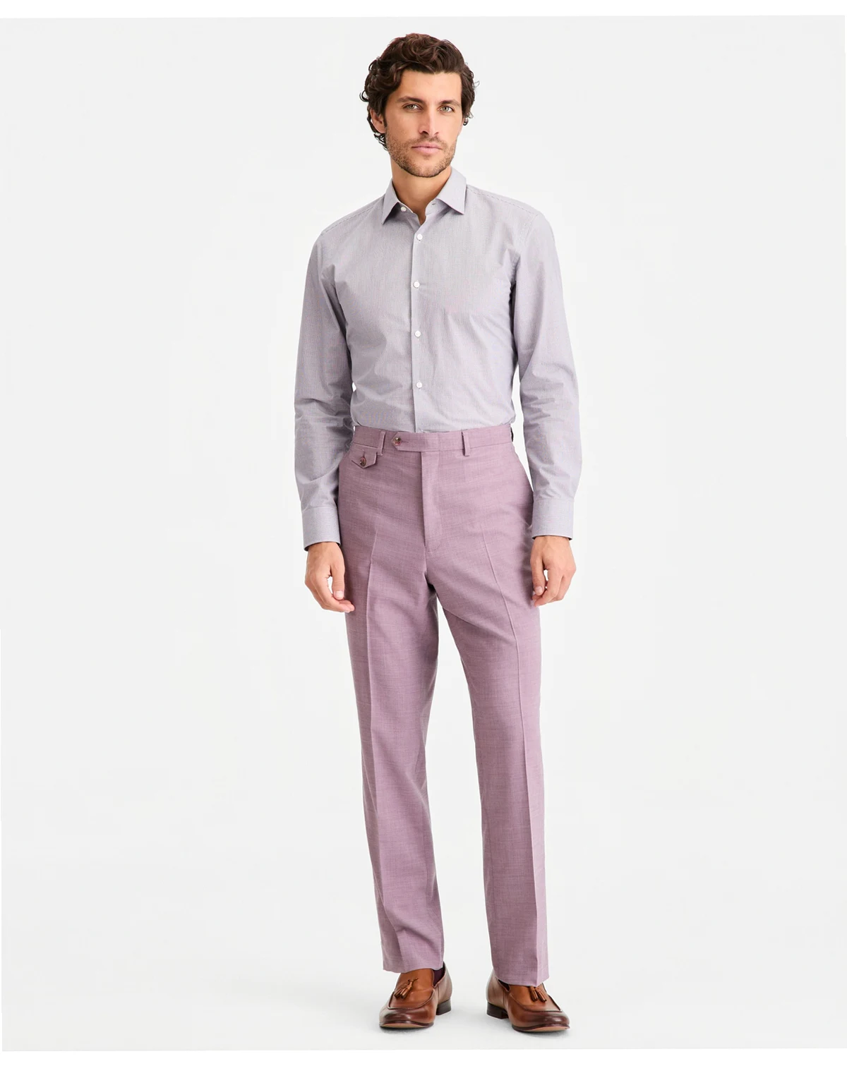 Men's Classic-Fit Suit Separate Pants