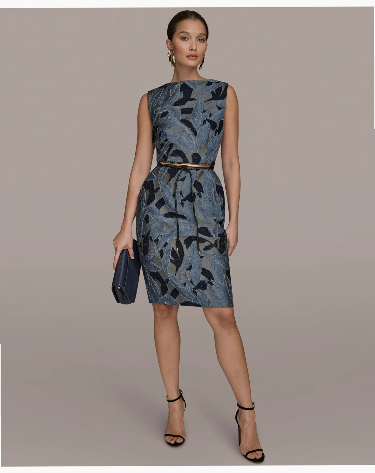 Women's Crewneck Sleeveless Dress