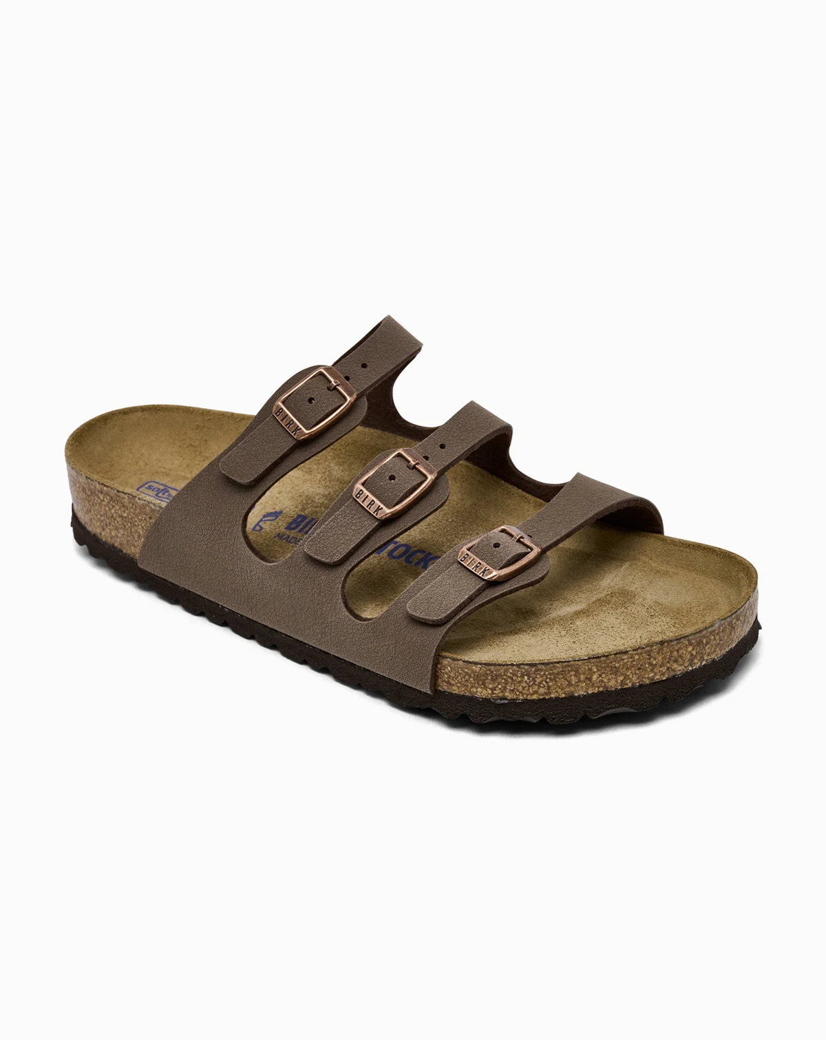 Women's Florida Birko-Flor Nubuck Soft Footbed Sandals from Finish Line