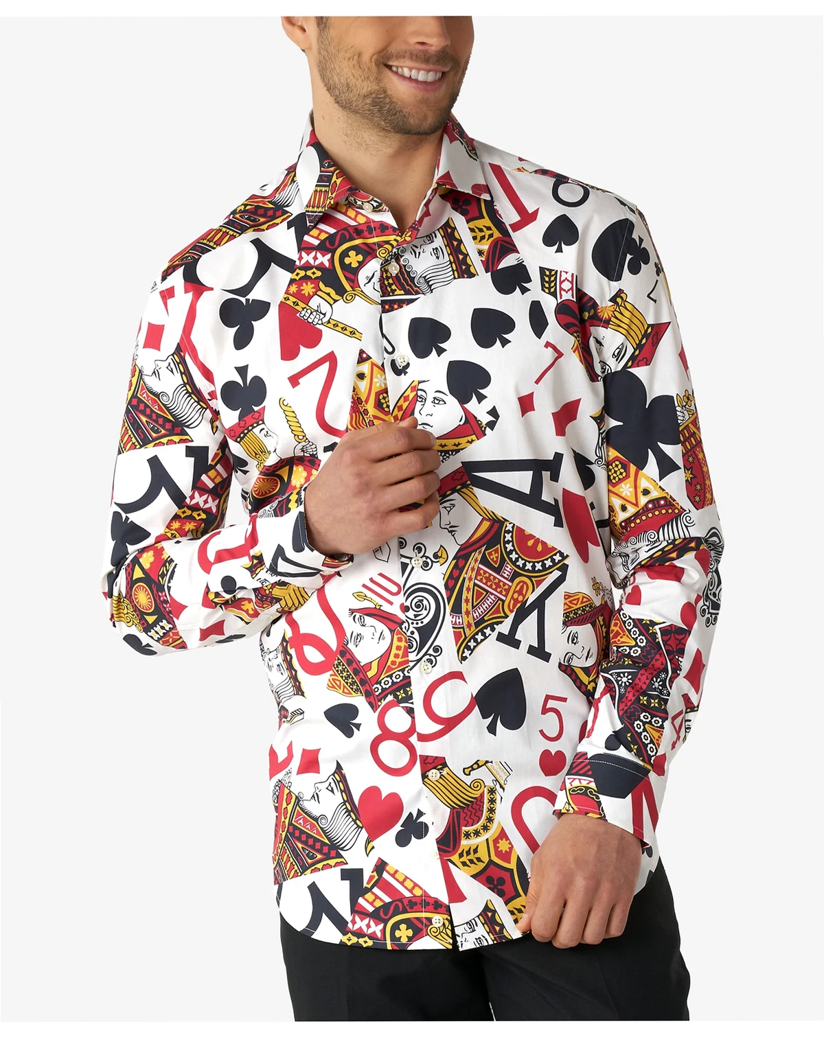 Men's Printed Theme Party Shirts For Men