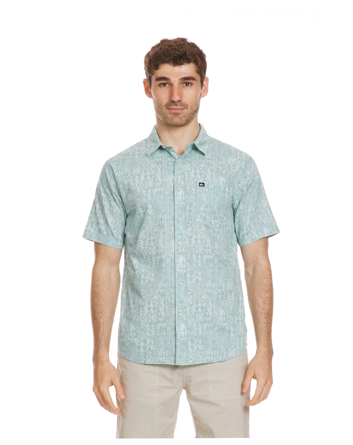 Men's Island Waters Classic Short Sleeve Woven Shirt