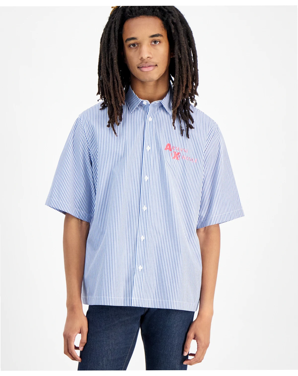 Men's Boxy-Fit Logo Shirt