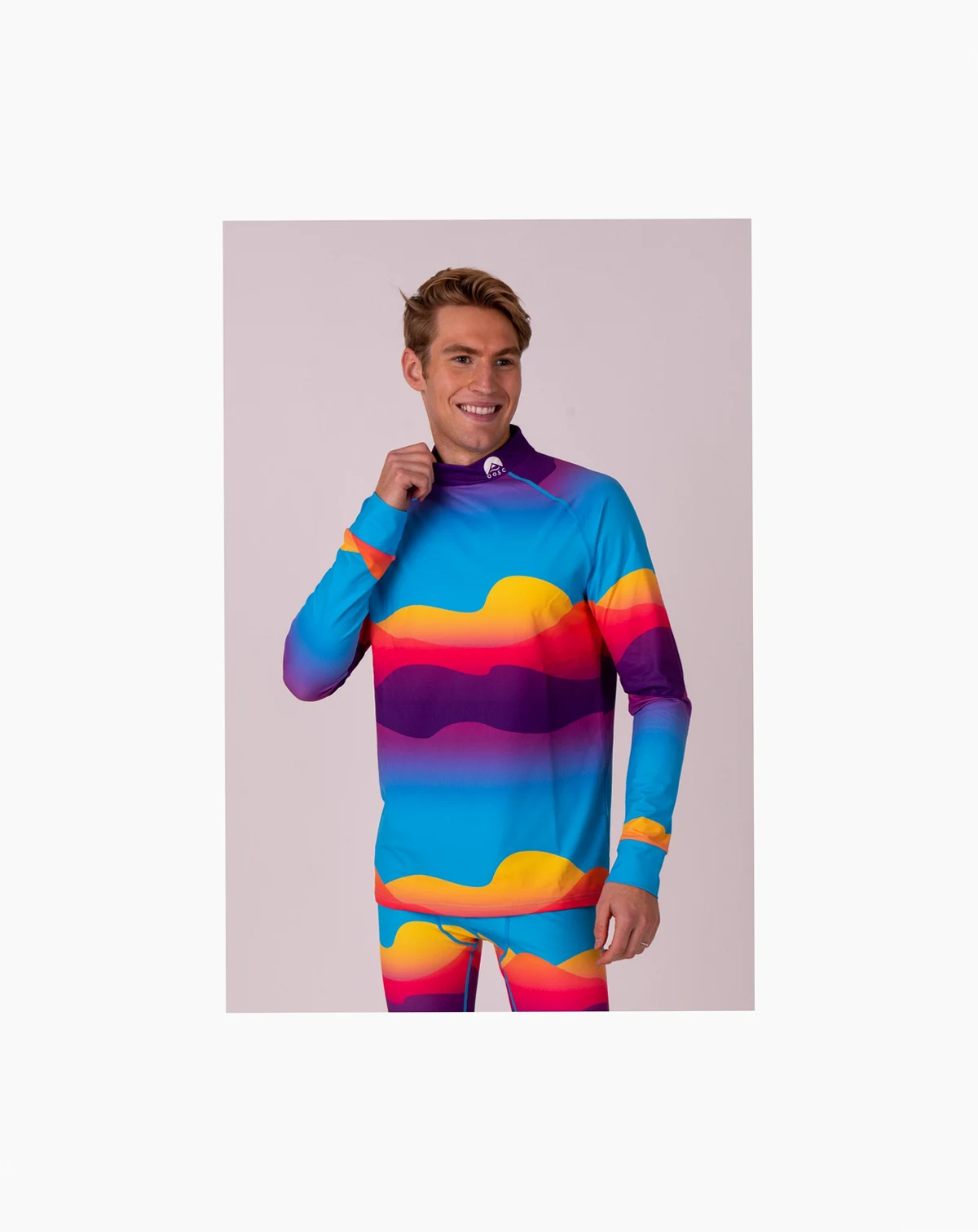 Men's Baselayer Top - Mambo Sunset