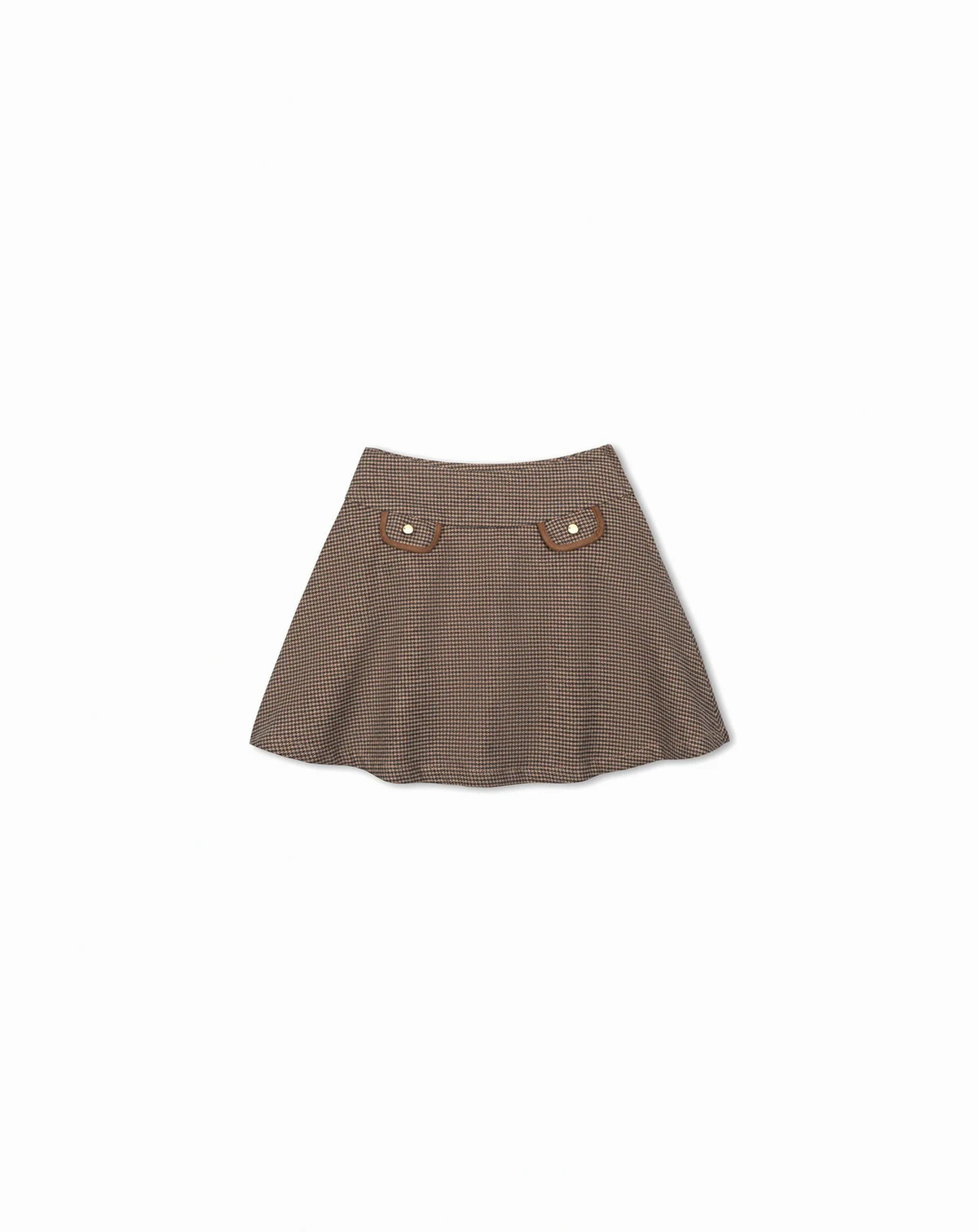 Toddler Girls Organic Circle Skirt with Pocket Detail
