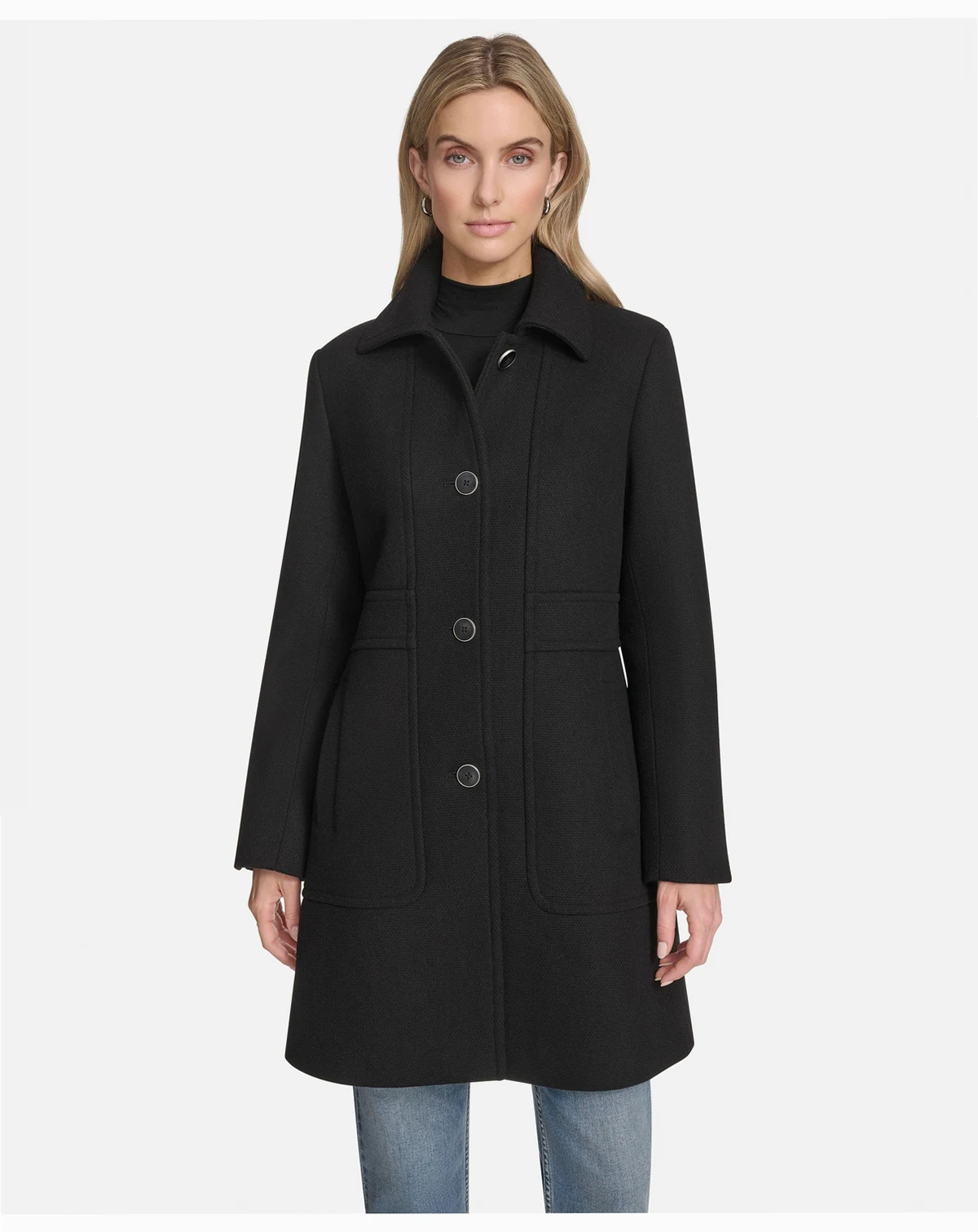 Women's Emmeline Wool Blend Slim Coat
