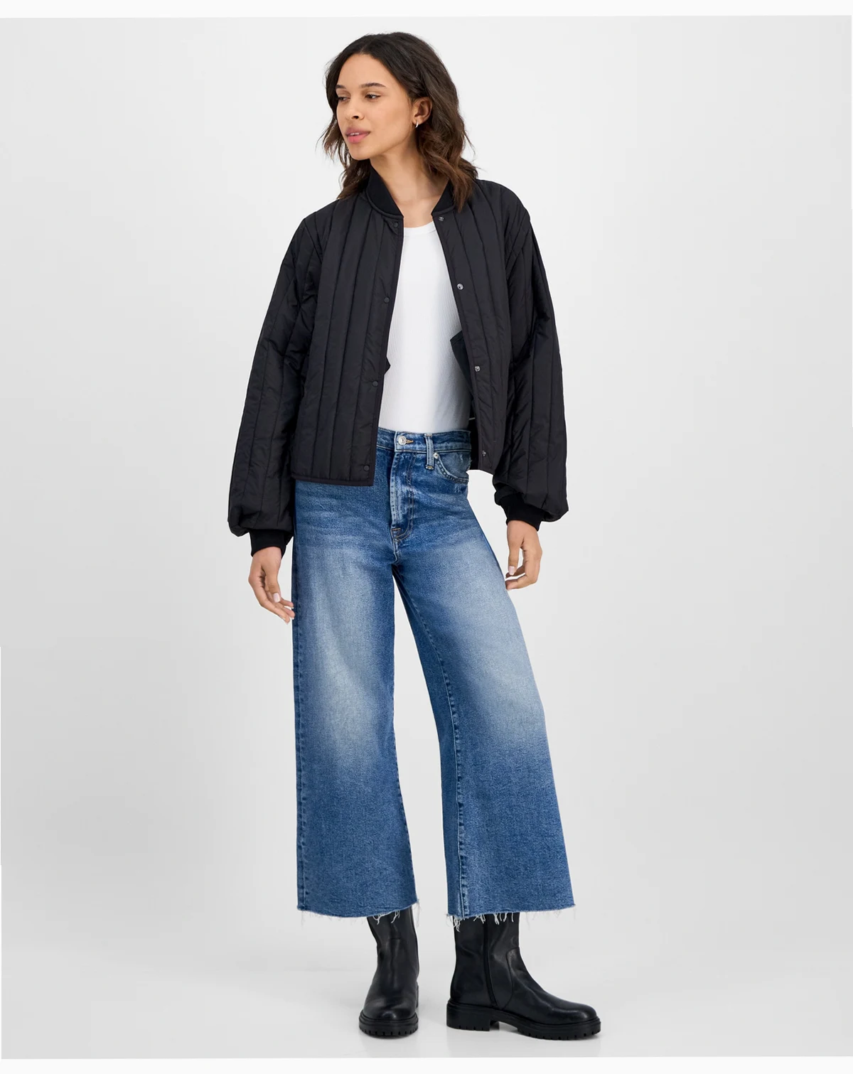 Women's Stand-Collar Bomber Jacket