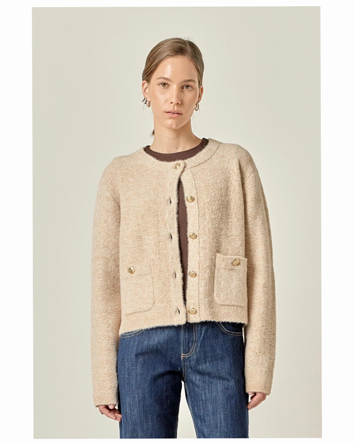 Women's Textured Cardigan