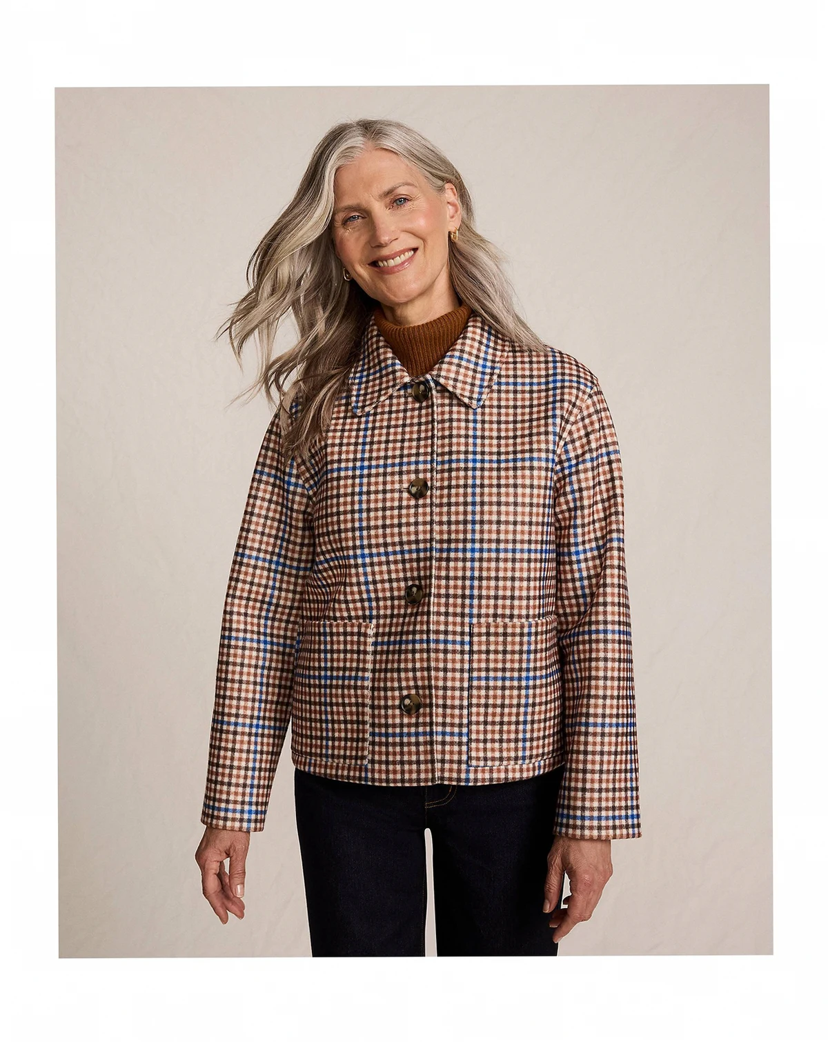 Women's Heritage Brushed Print Shirt Jacket
