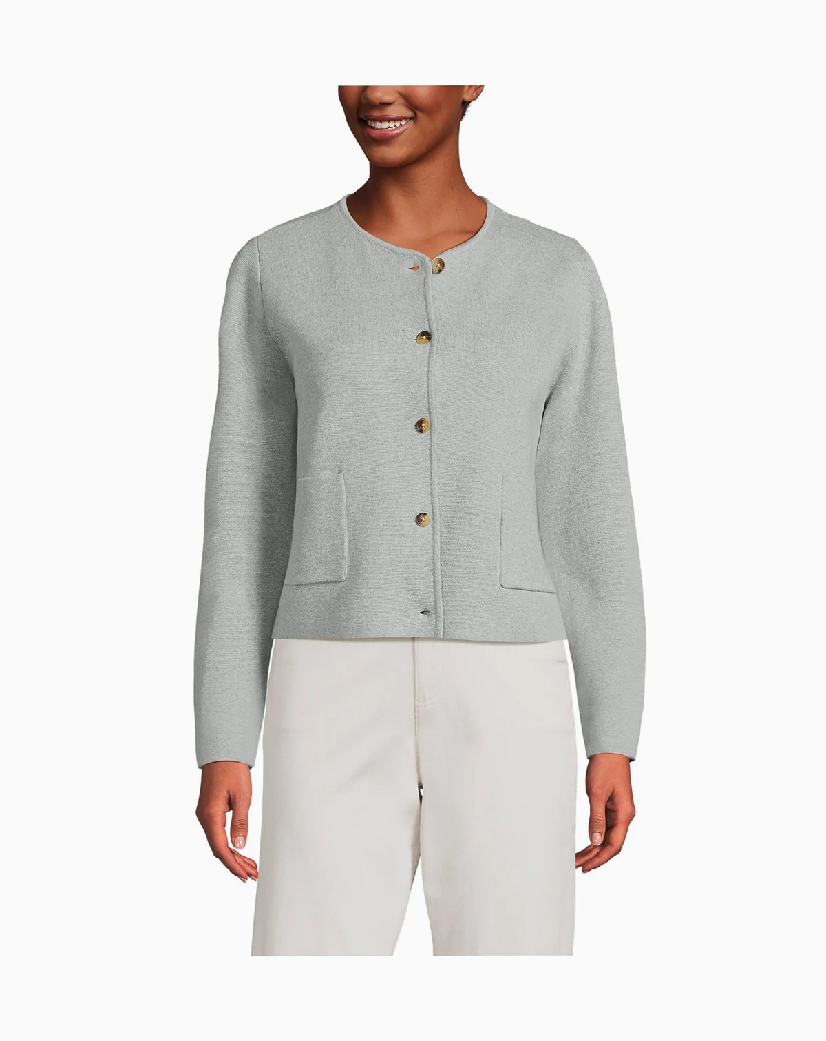 Women's Fine Gauge Cotton Milano Blazer Sweater