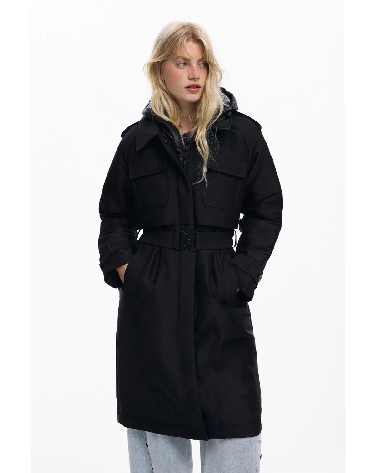 Women's Shiny padded coat