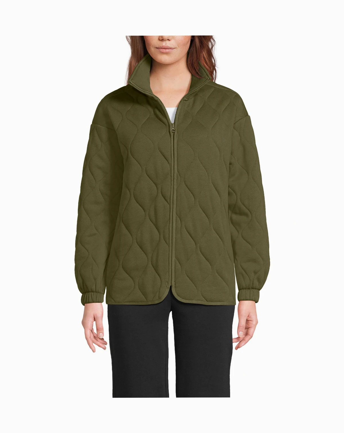 Women's RainDefense Serious Sweats Quilted Full Zip Jacket
