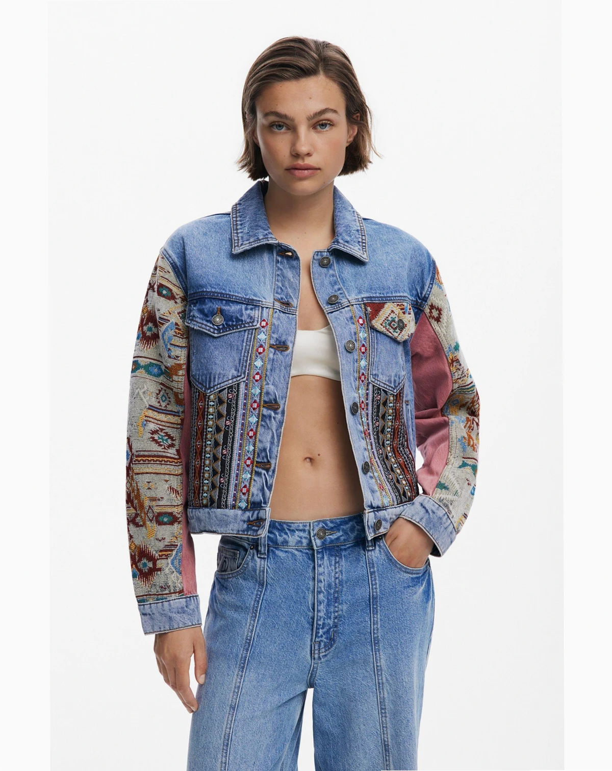 Women's Boho denim jacket