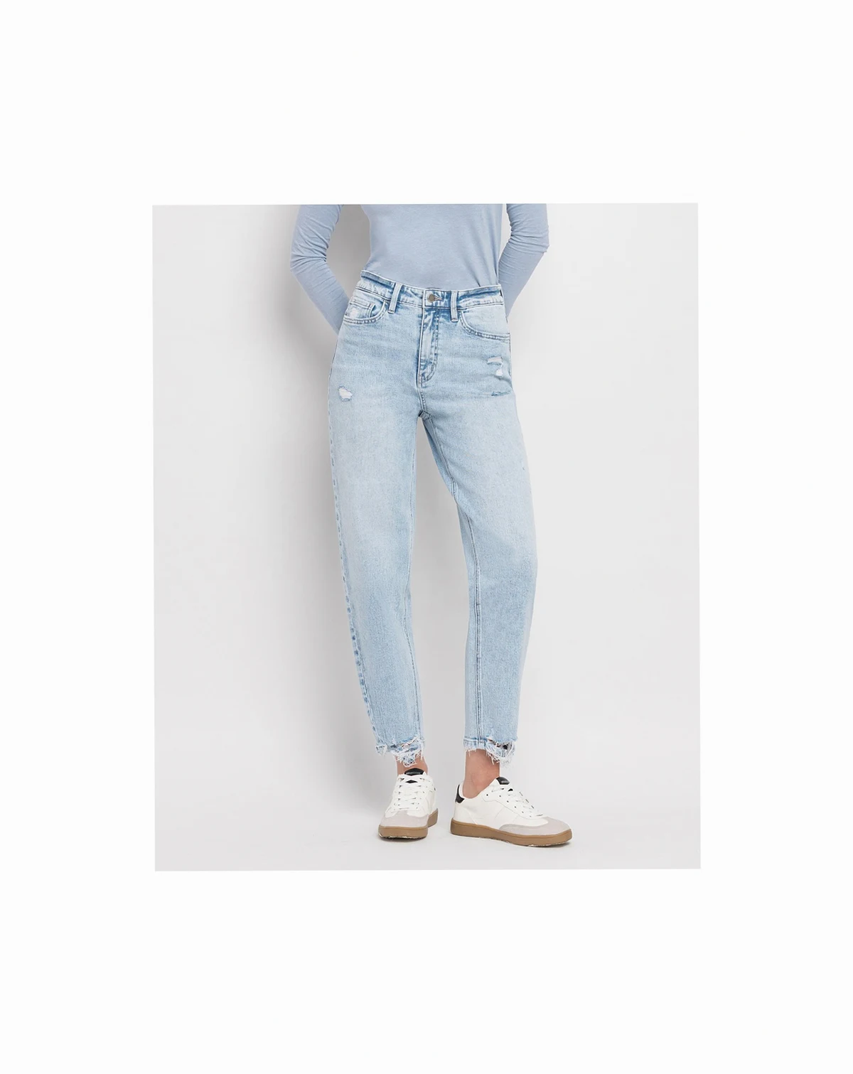 Women's Super High Rise Barrel Leg Jeans