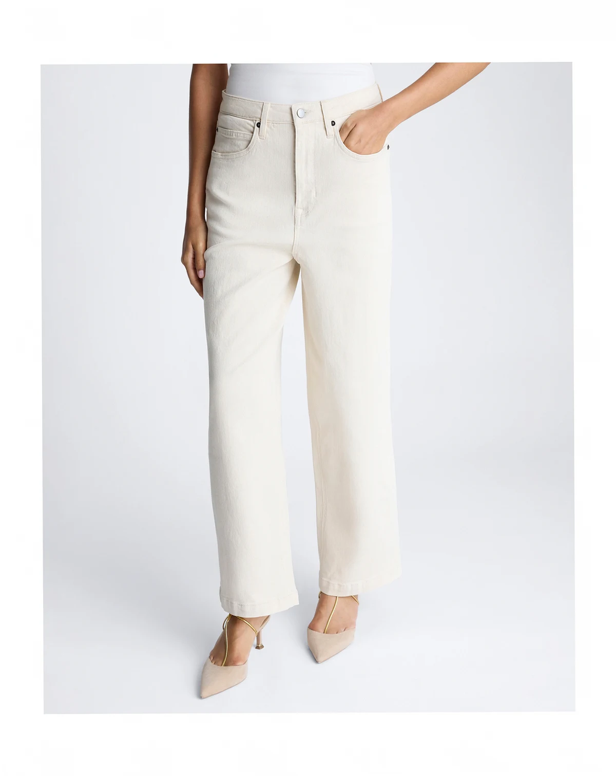 Women's High-Rise Barrel-Leg Denim Jeans