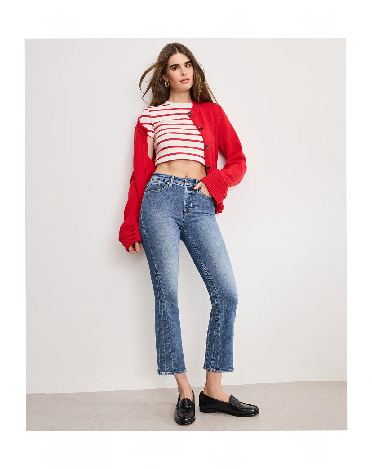 Women's Good Legs Cropped Mini Boot Jeans, Regular & Plus Size