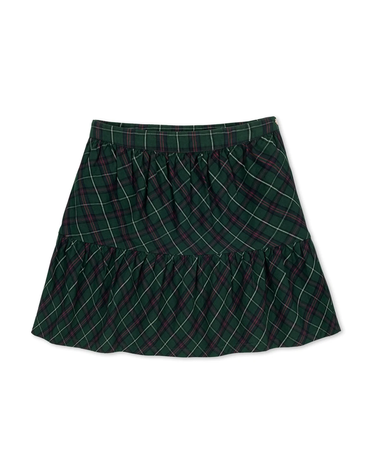 Toddler Girls Organic Pull-on Flounce Party Skirt