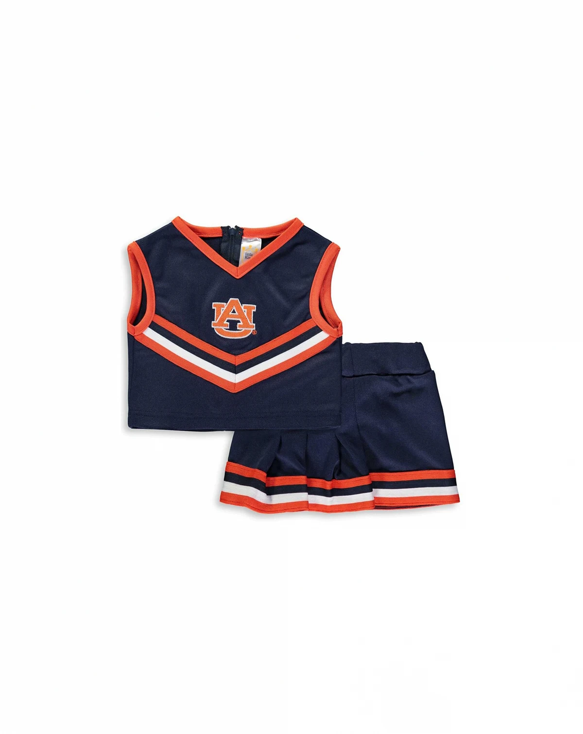 Girls Toddler Navy Auburn Tigers Two-Piece Cheer Set