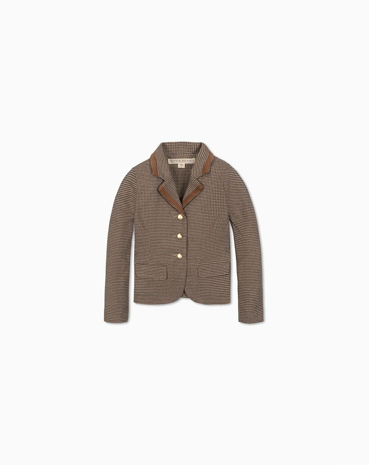 Little and Big Girls' Organic Brushed Cotton Dress Blazer