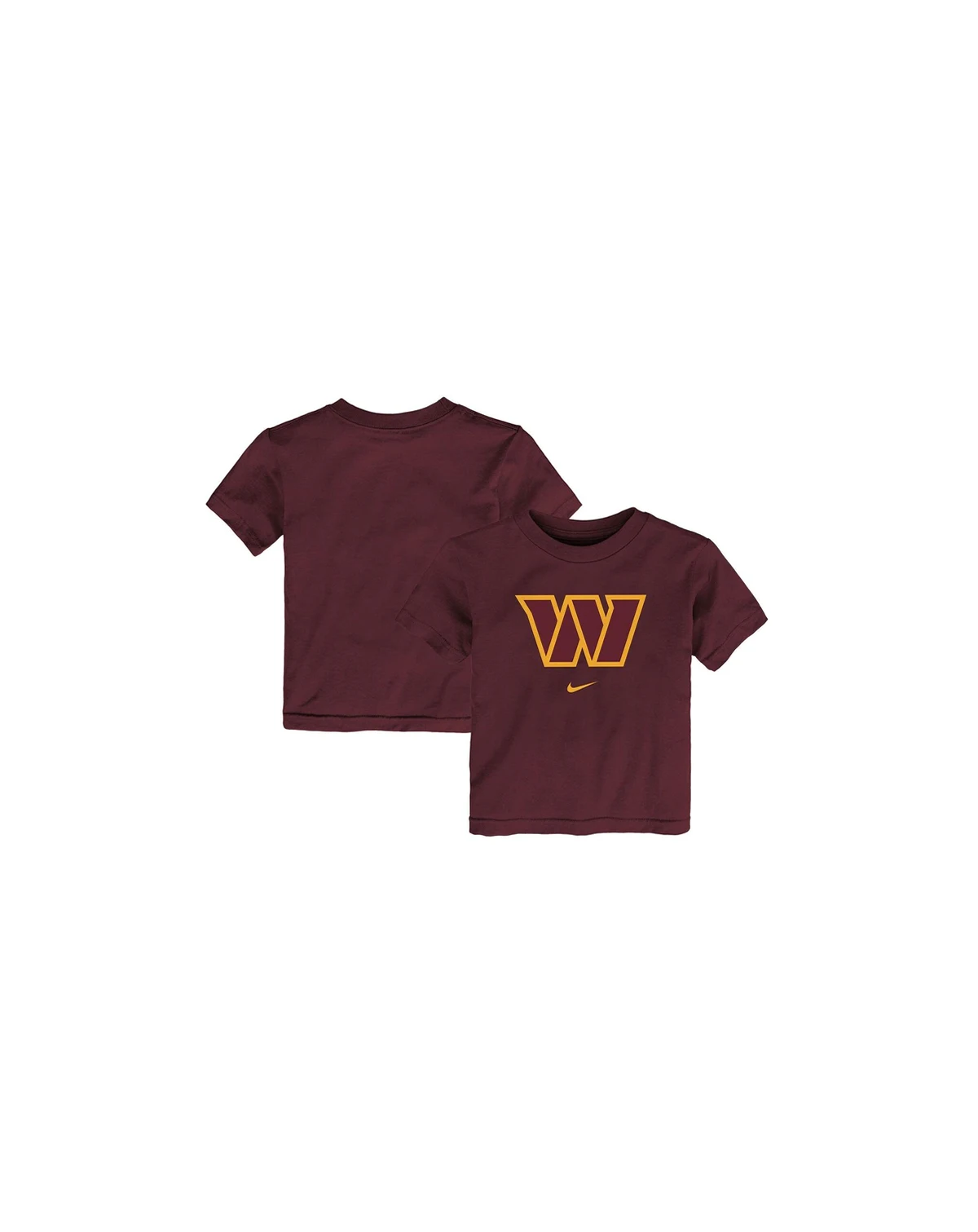 Toddler Boys and Girls Burgundy Washington Commanders Team Logo T-shirt