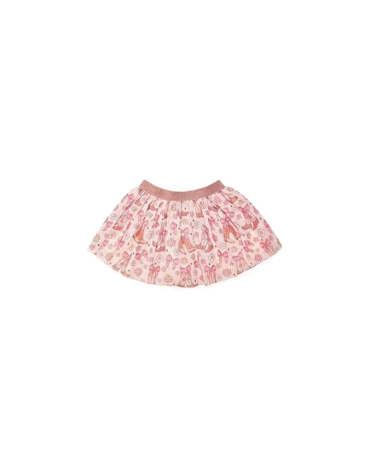 Little and Big Girls Coquette Cowgirl Tutu Skirt