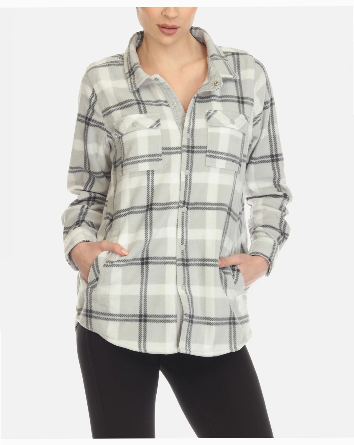 Women's Flannel Plaid Shirt
