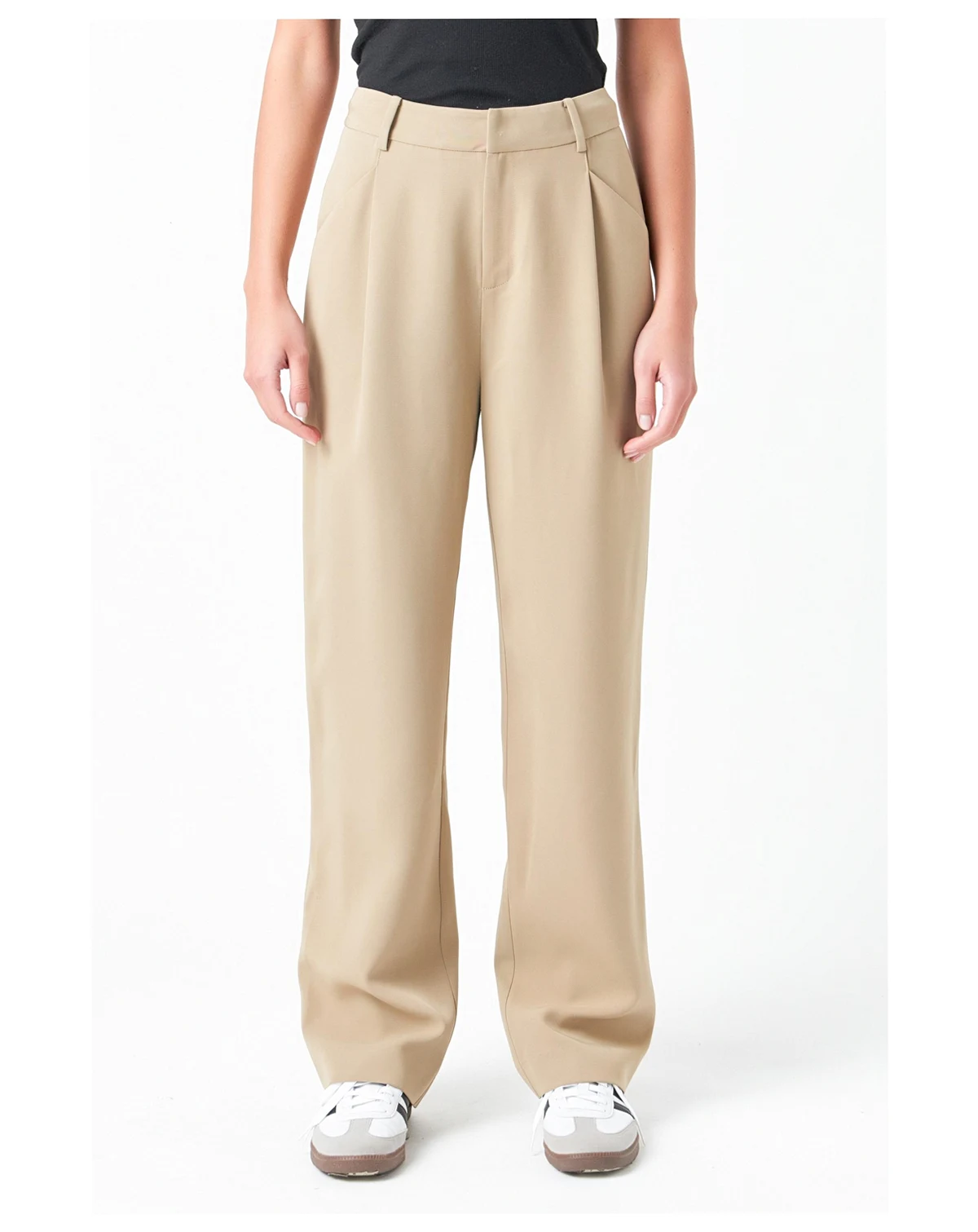 Women's Wide Leg High Waisted Trouser