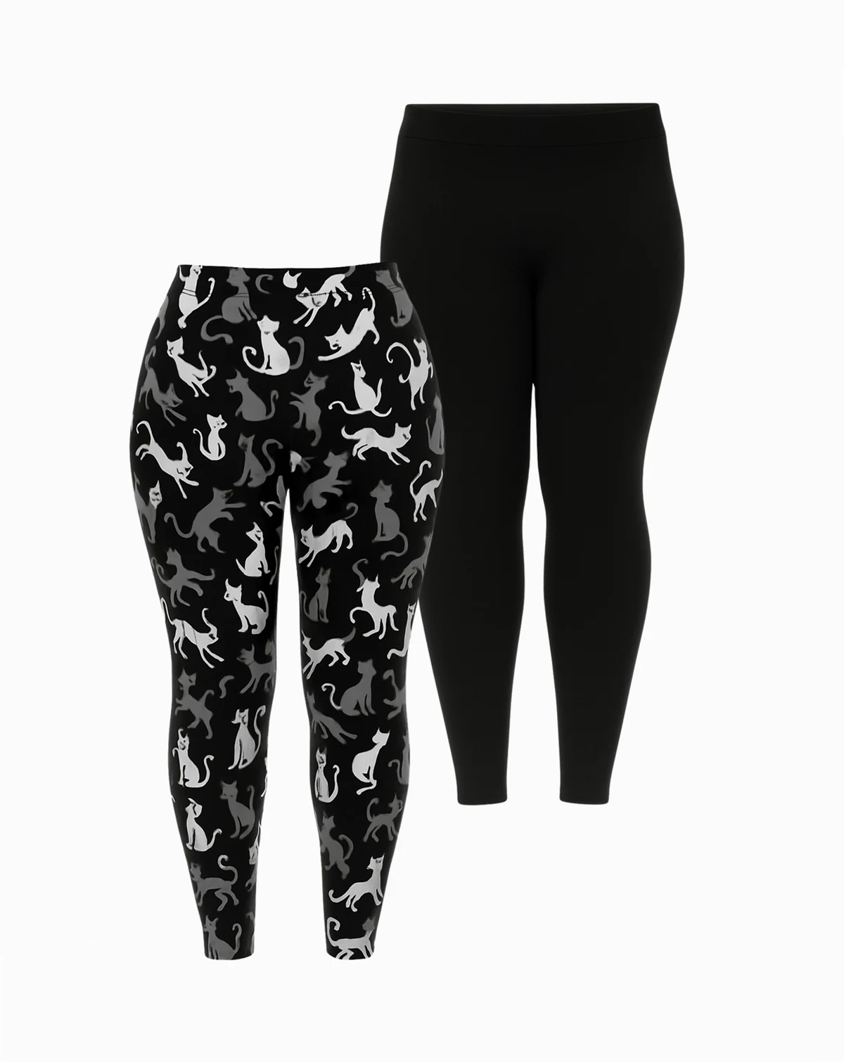 Women's Halloween Cat Print Leggings