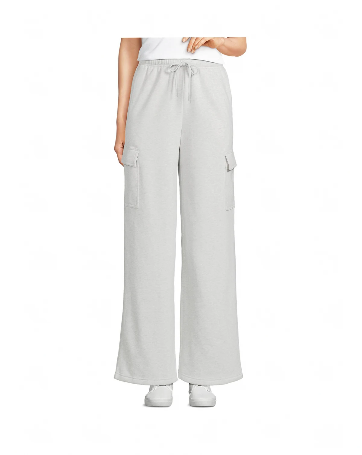 Women's Serious Sweats High Rise Wide Leg Cargo Pant - Set Bottom