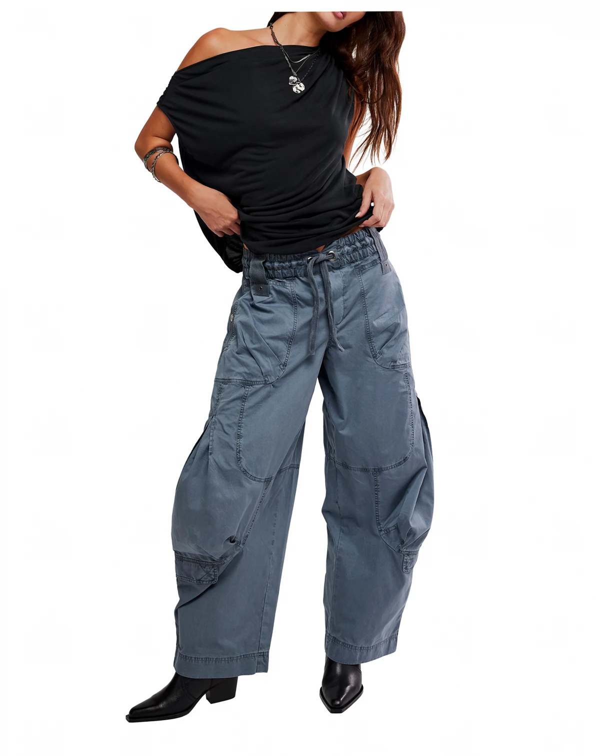 Women's Onset Mid-Rise Parachute Pants