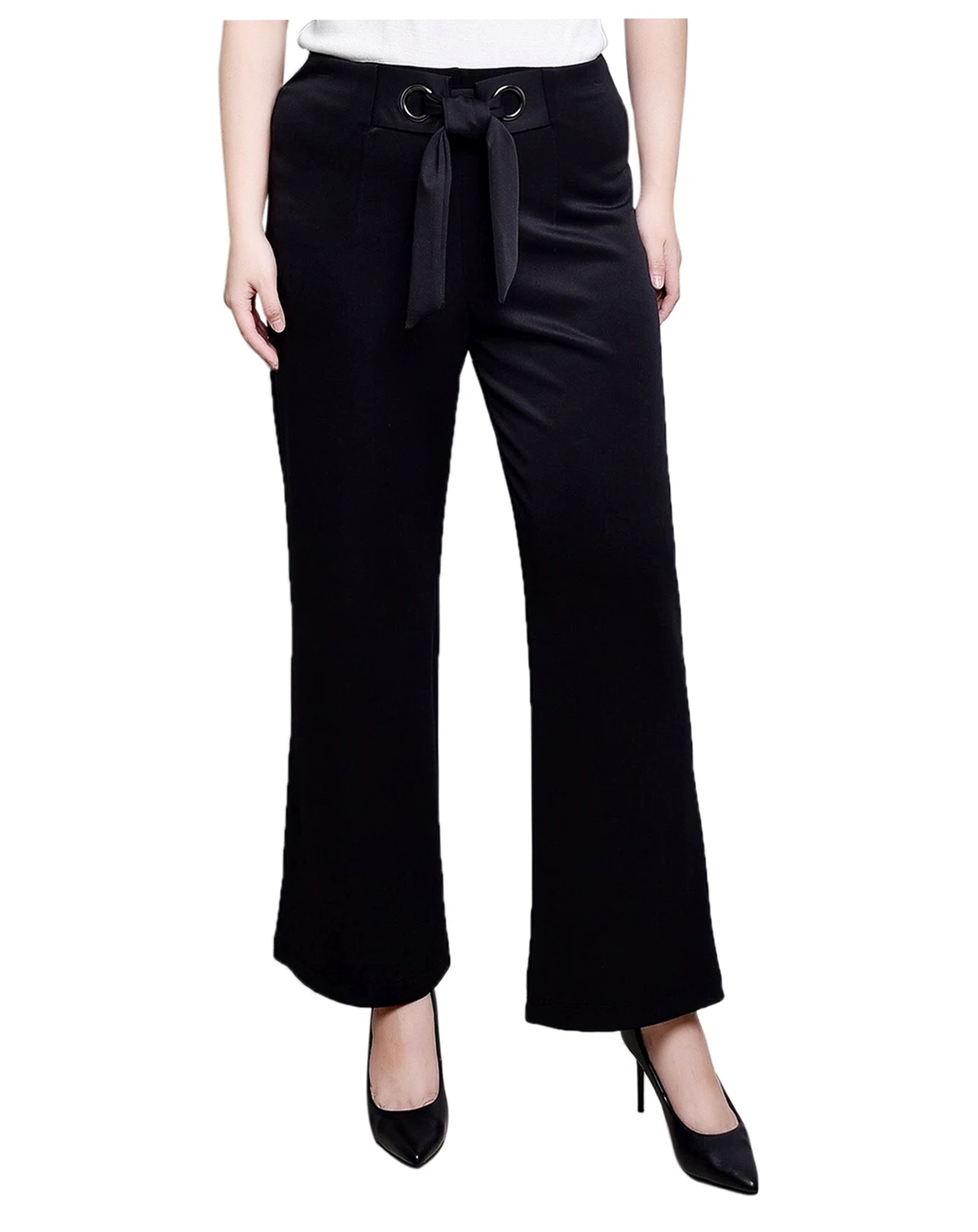 Wide Leg Grommet Pants