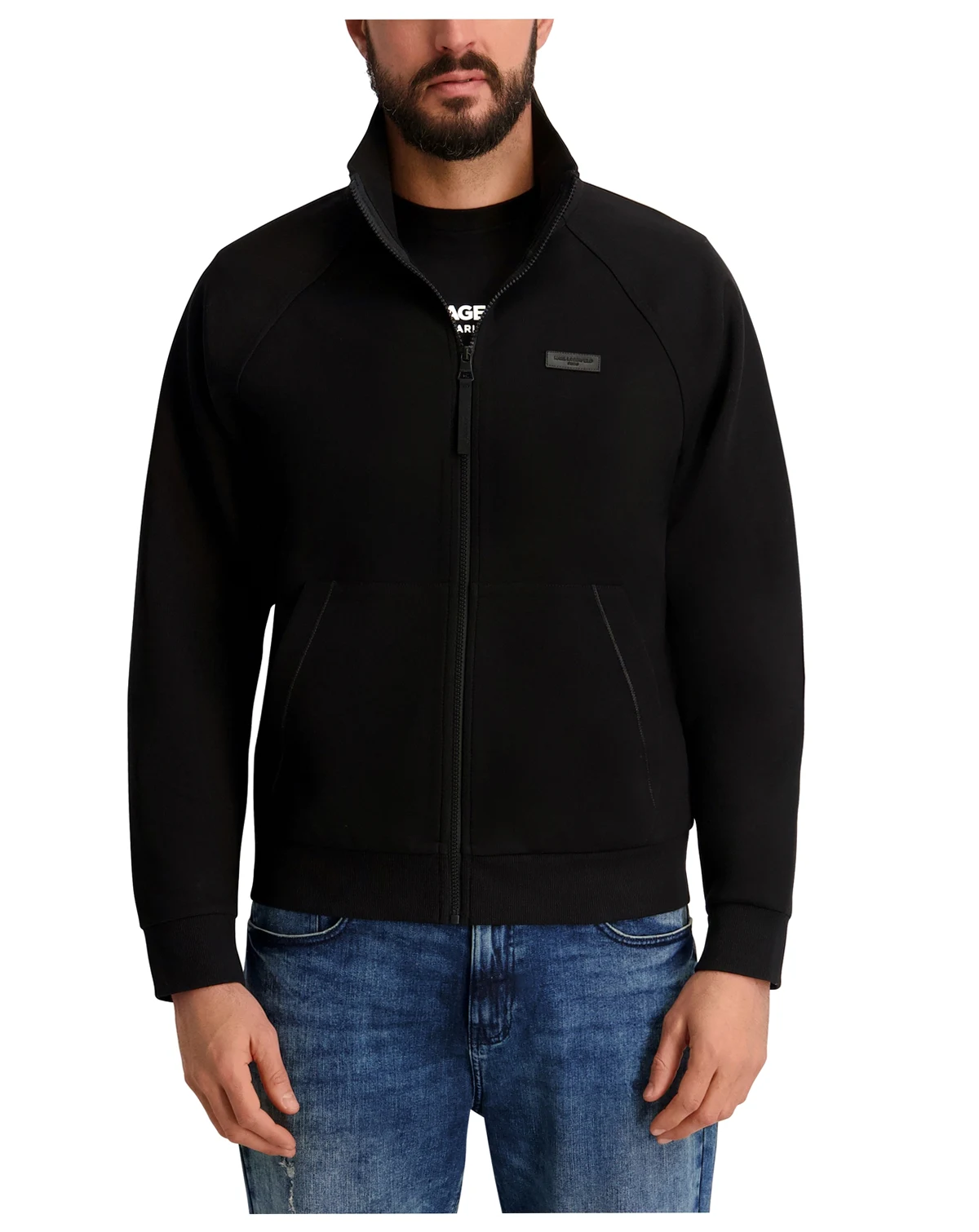 Men's Full-Zip Ponte Track Jacket