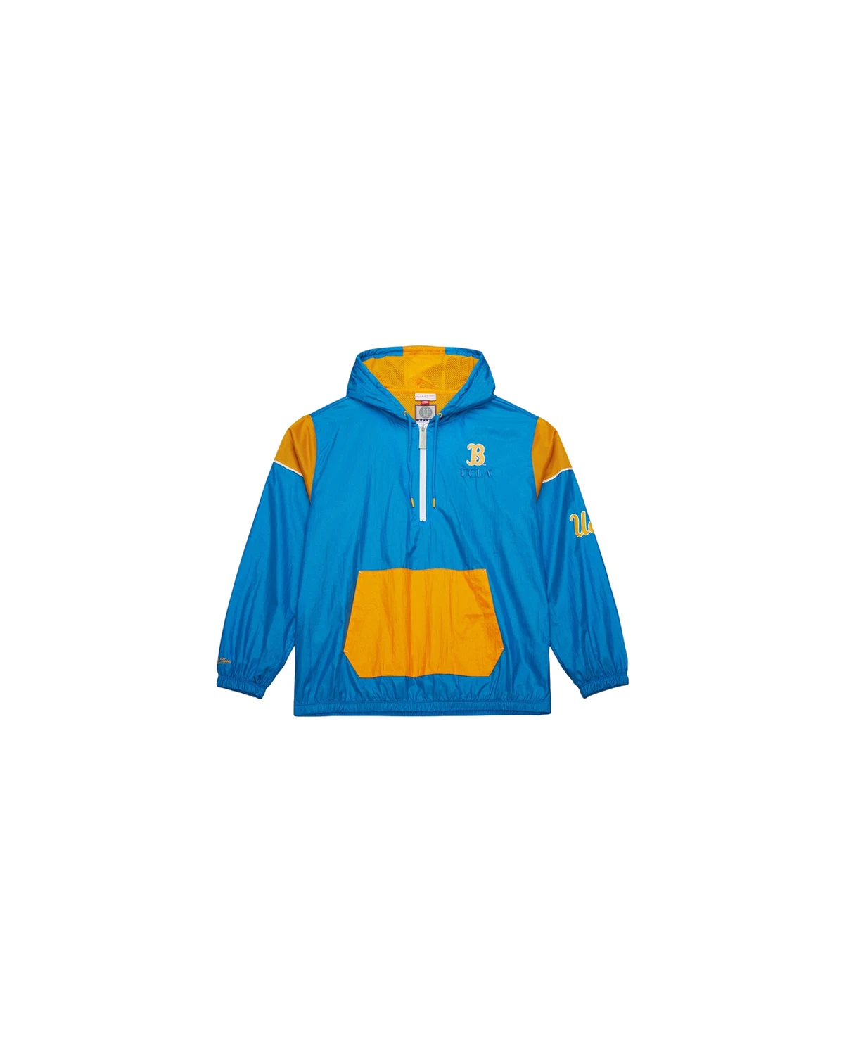 Men's Blue UCLA Bruins Anorak Vintage Logo Half-Zip Hoodie Jacket