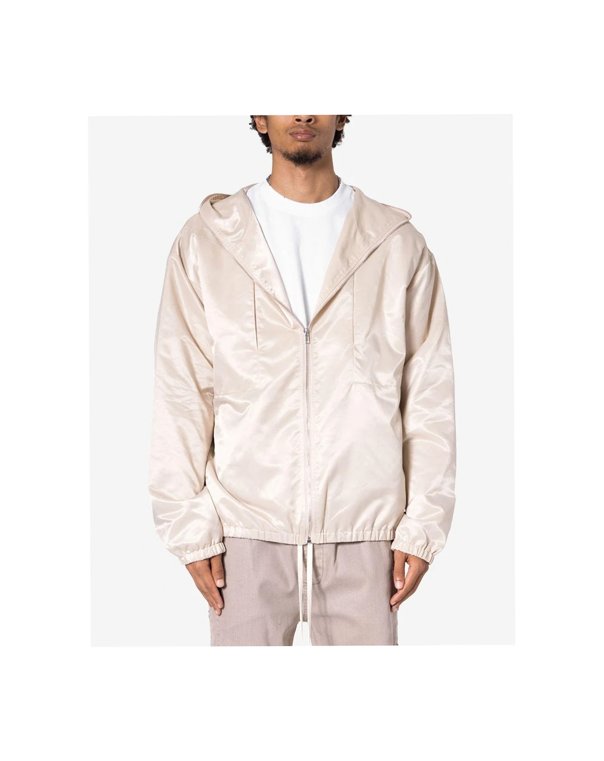 Big & Tall Full Zip Paneled Fight Jacket