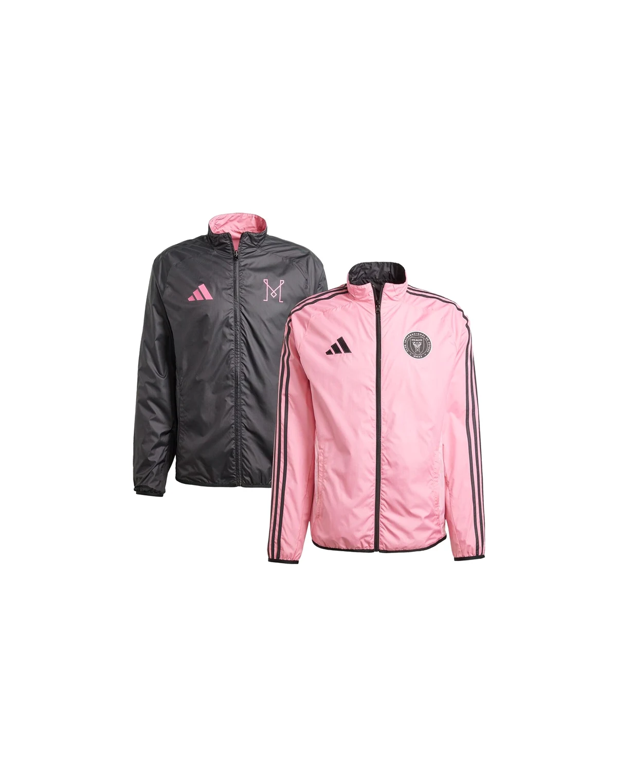 Men's Pink/Black Inter Miami CF 2025 Anthem Reversible Full-Zip Jacket