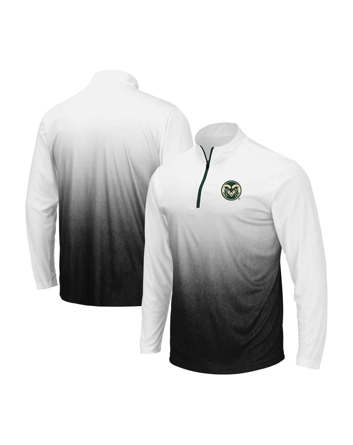 Men's Gray Colorado State Rams Magic Team Logo Quarter-Zip Jacket
