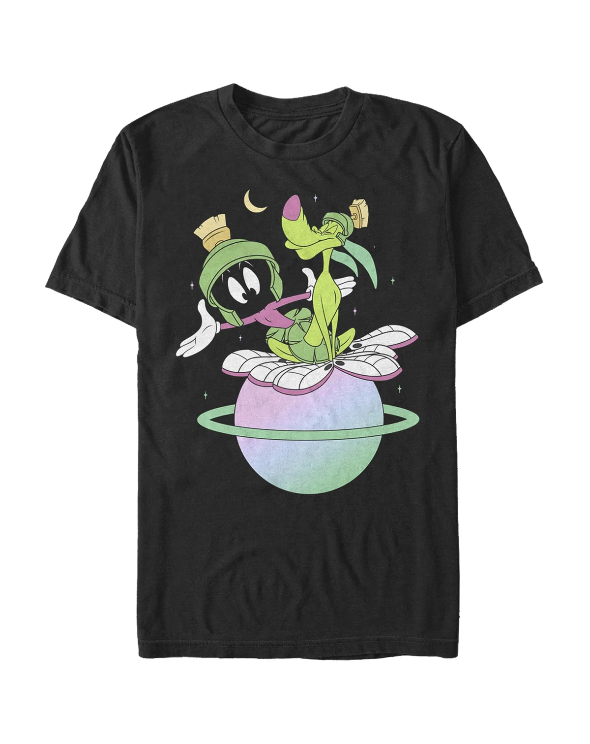 Men's Looney Tunes Marvin Planet Short Sleeve T-shirt