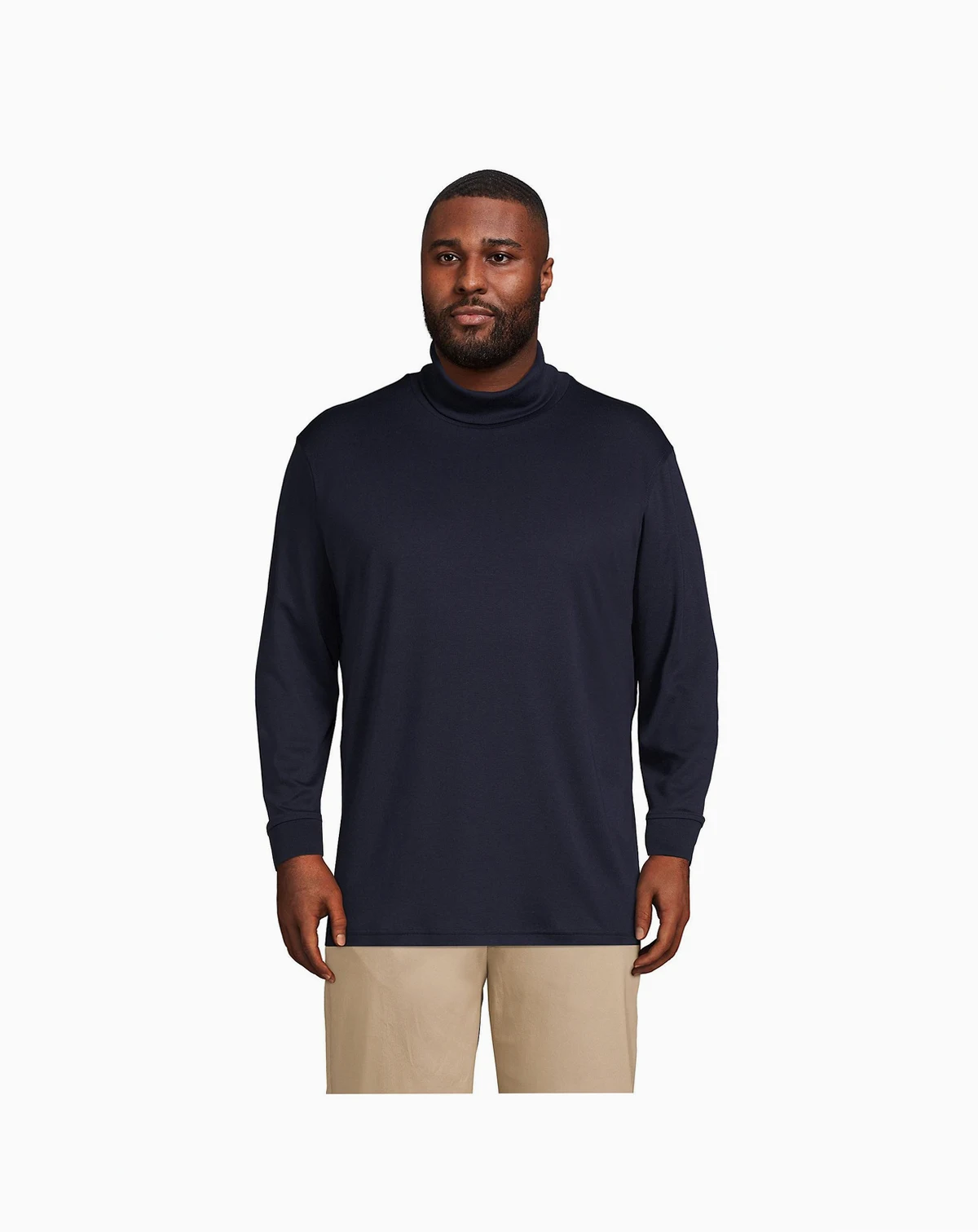 Big & Tall Cotton Supima Turtleneck