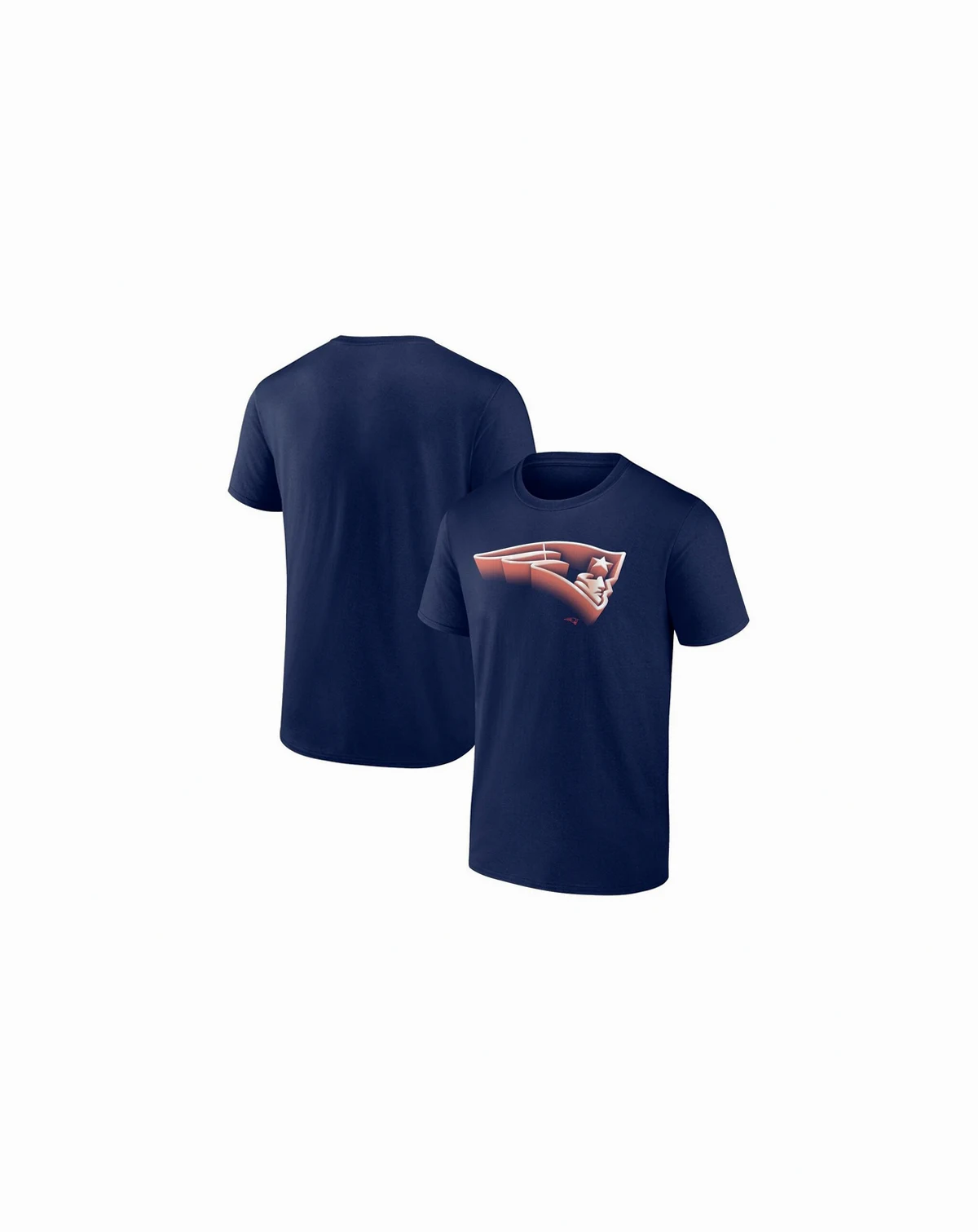 Men's Navy New England Patriots Chrome Dimension T-Shirt