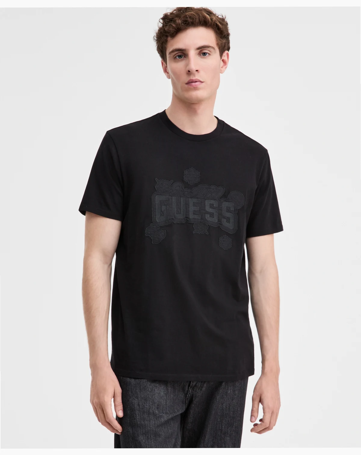 Men's Peony Stitch Short-Sleeve Graphic T-Shirt