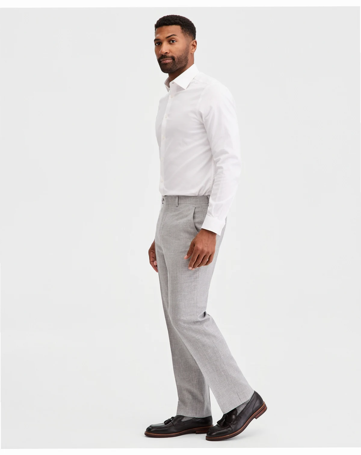 Men's Classic-Fit Mini Houndstooth Suit Separate Pants