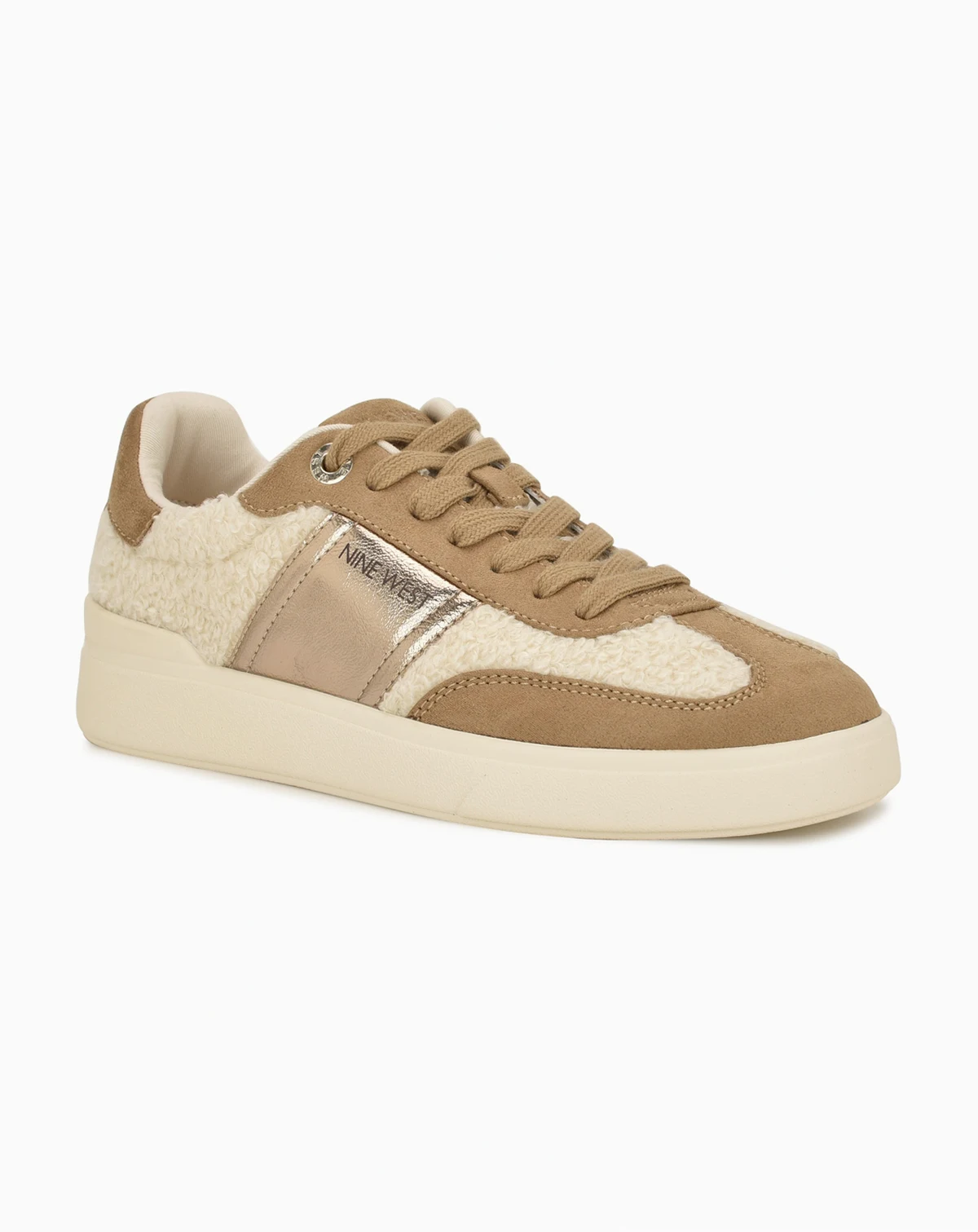 Linehan Round Toe Lace-Up Sneakers