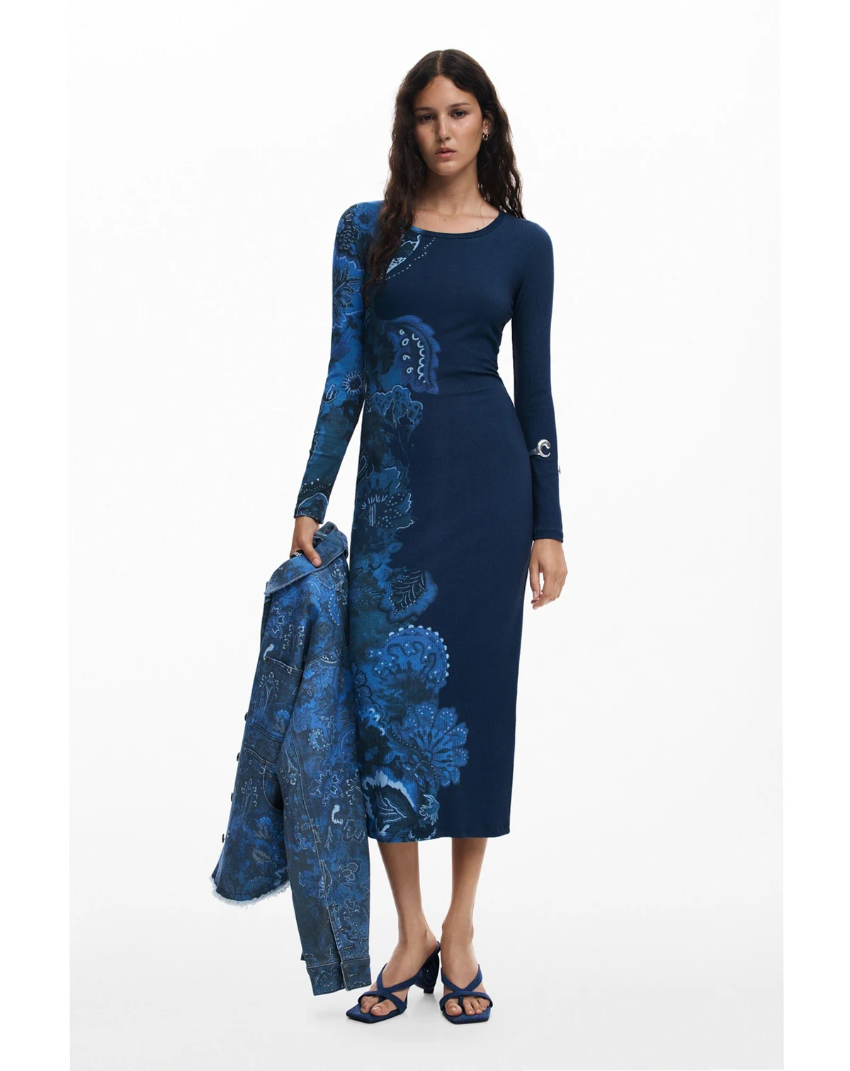 Women's Fitted mandala dress
