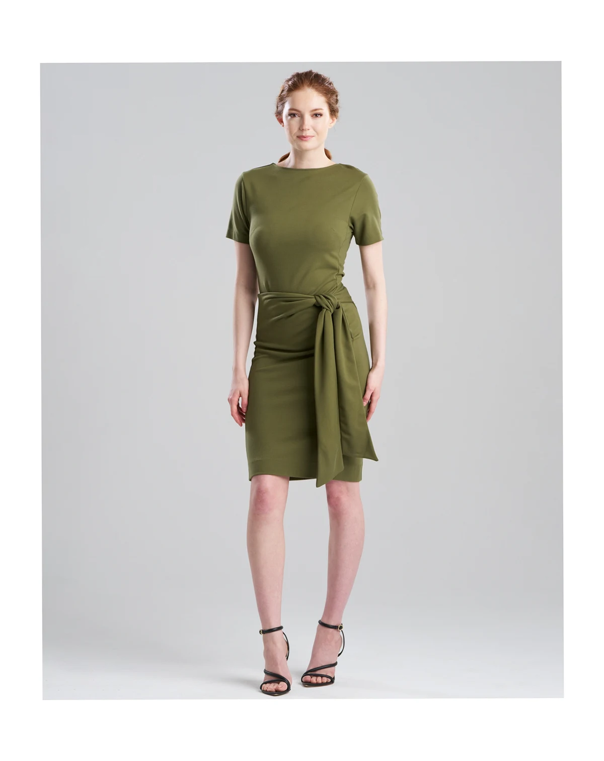Women's Boat Neck Short Dress
