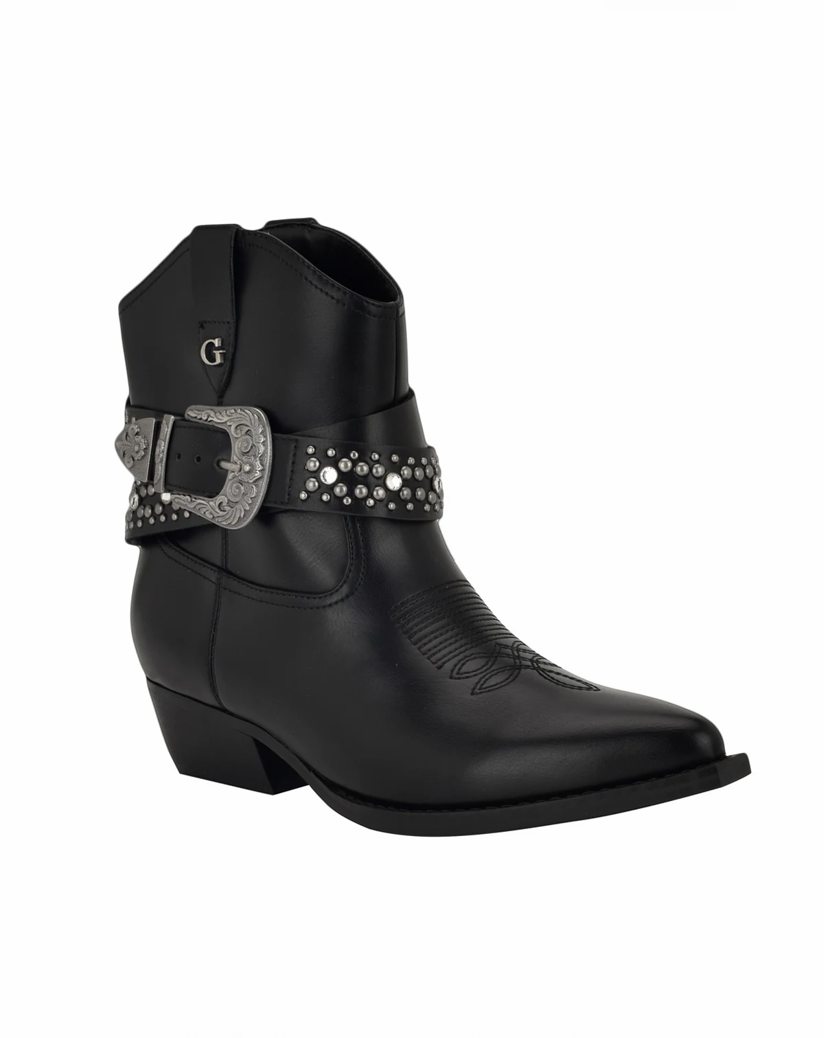 Women's Lansly Embellished Buckle Western Booties