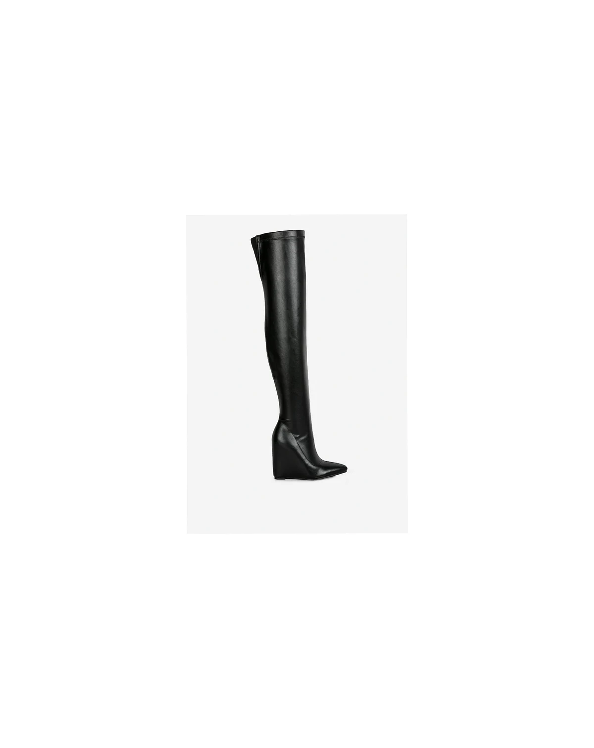 Womens Leggy Lass Wedge Heel Long Boots